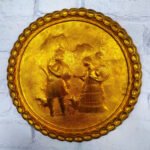 Chamba Metal Thal – Handcrafted Embossed Brass Plate from Himachal Pradesh