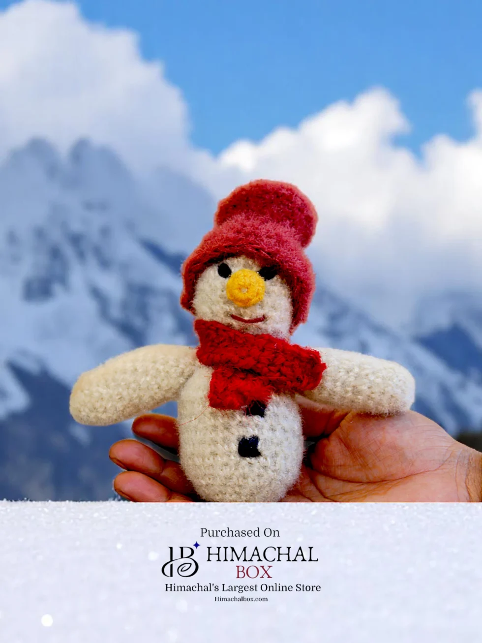 Handmade Hand Crochet Blue Bird Pair – Adorable Decorative Toy Set | Available on HimachalBox