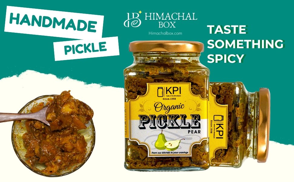Homemade Organic Nashpati (Pear) Pickle – Sweet, Spicy & Rare Himachali Achar