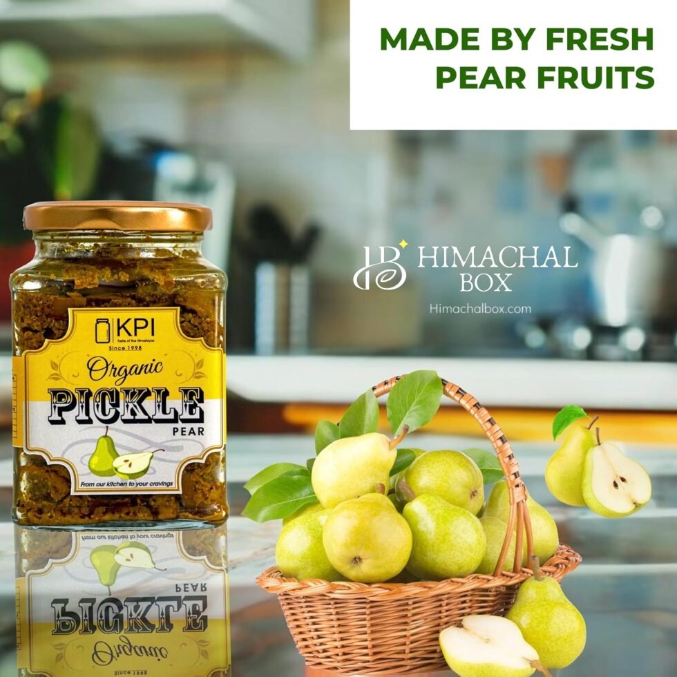 Homemade Organic Nashpati (Pear) Pickle – Sweet, Spicy & Rare Himachali Achar