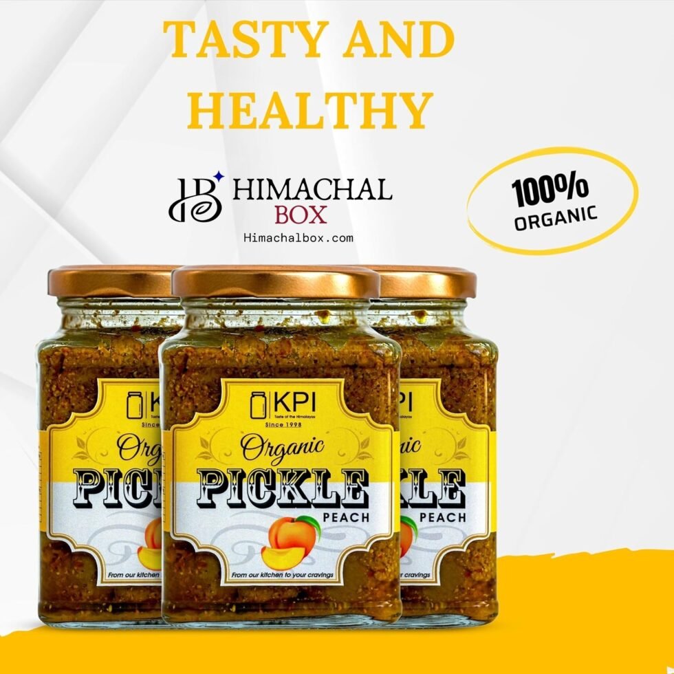 Homemade Addu Peach Pickle - Himachal Box - Order Online