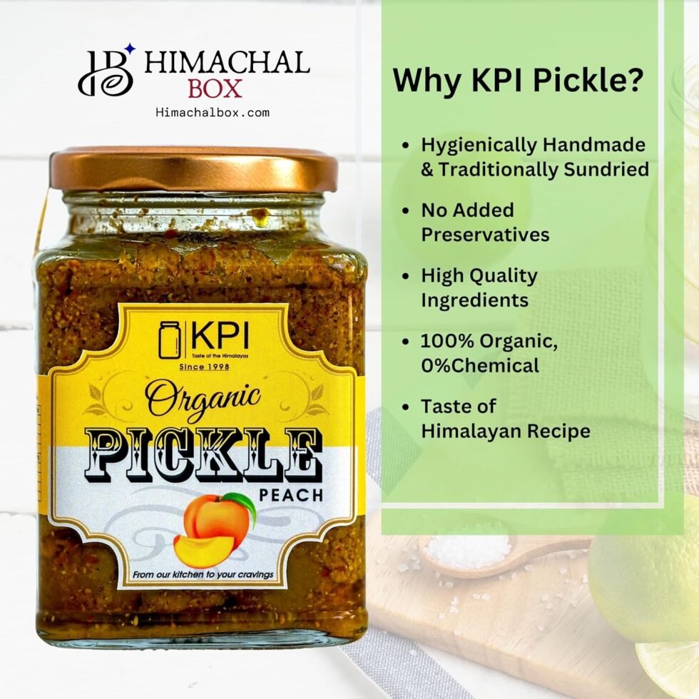 Homemade Addu Peach Pickle - Himachal Box - Order Online