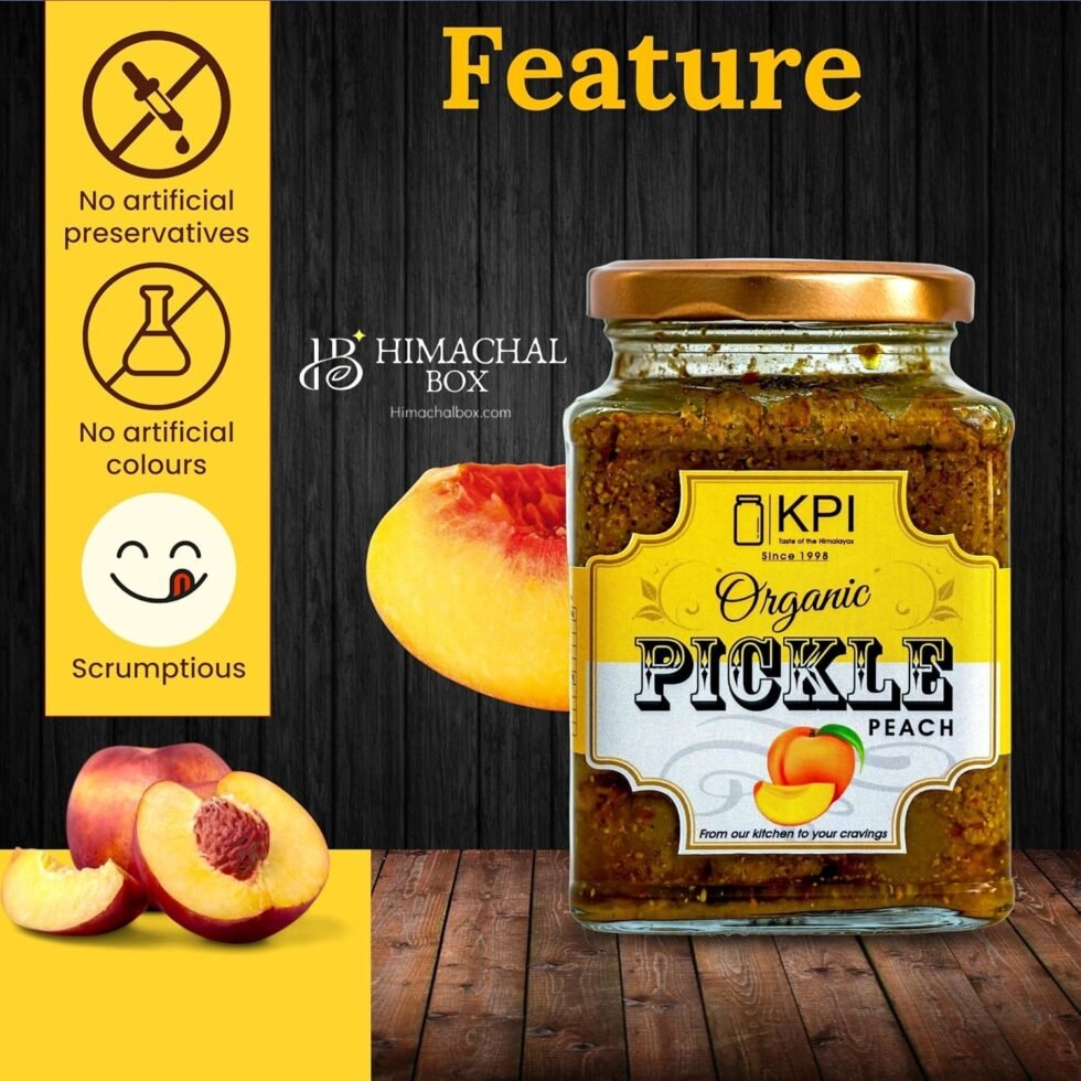 Homemade Addu Peach Pickle - Himachal Box - Order Online