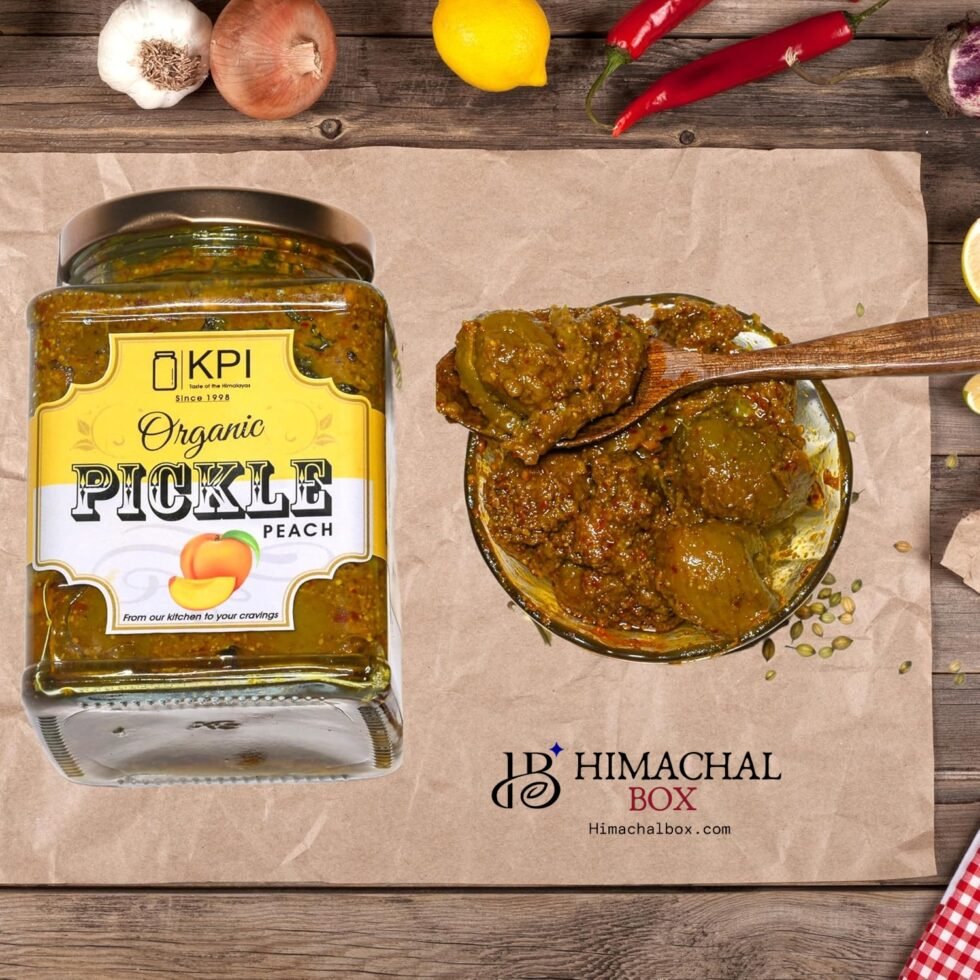 Homemade Addu Peach Pickle - Himachal Box - Order Online
