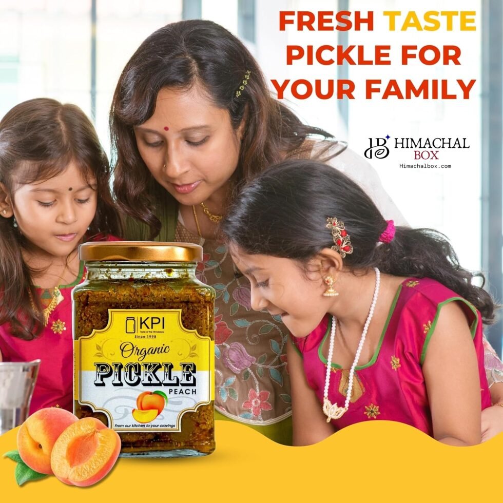 Homemade Addu Peach Pickle - Himachal Box - Order Online