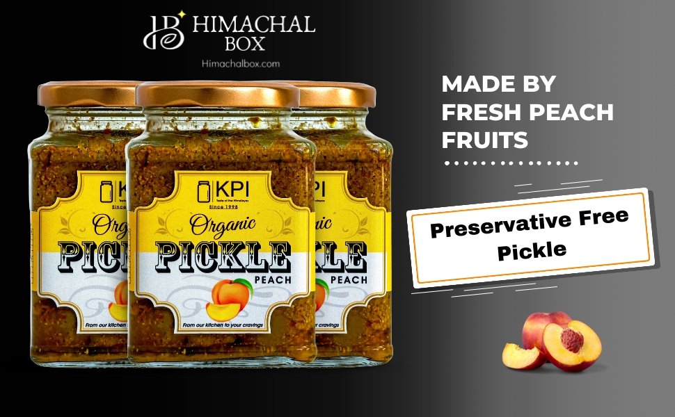 Homemade Addu Peach Pickle - Himachal Box - Order Online