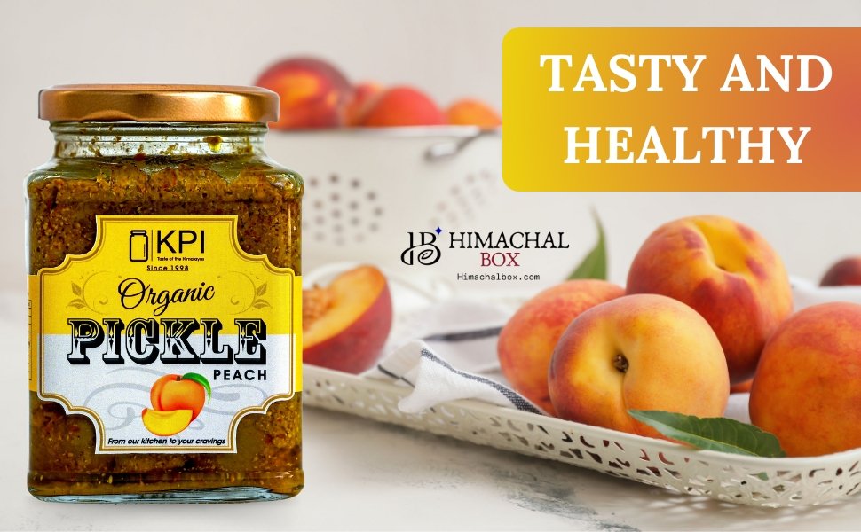 Homemade Addu Peach Pickle - Himachal Box - Order Online
