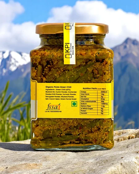 Homemade Organic Hari Mirch (Green Chilli) Pickle – Spicy, Tangy, and Totally Addictive Himachalbox.com