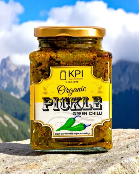 Homemade Organic Hari Mirch (Green Chilli) Pickle – Spicy, Tangy, and Totally Addictive Himachalbox.com