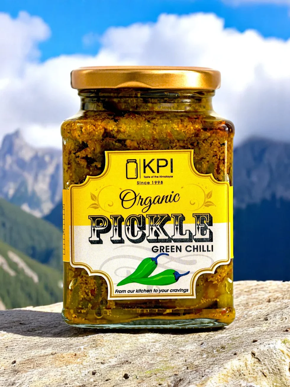 Homemade Organic Hari Mirch (Green Chilli) Pickle – Spicy, Tangy, and Totally Addictive Himachalbox.com