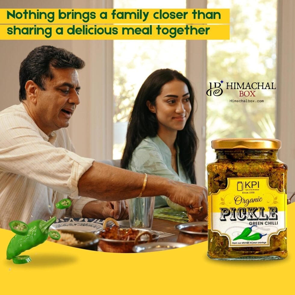 Homemade Organic Hari Mirch (Green Chilli) Pickle – Spicy, Tangy, and Totally Addictive Himachalbox.com