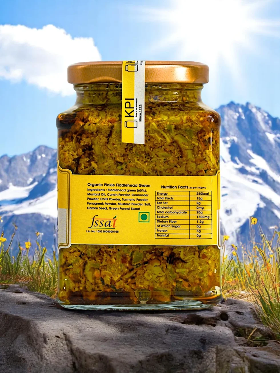 Homemade Organic Lingdi Fern Fiddlehead Pickle - Himachal Box - Order Online