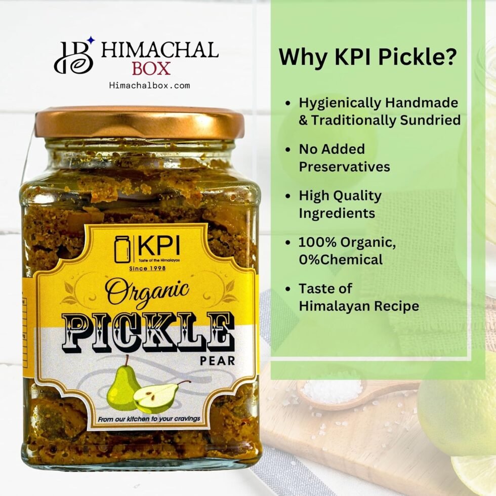 Homemade Organic Nashpati (Pear) Pickle – Sweet, Spicy & Rare Himachali Achar