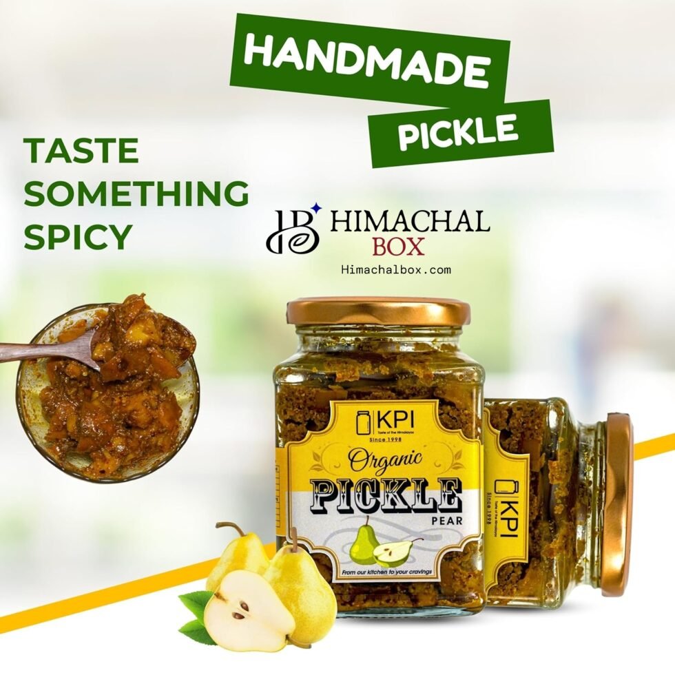 Homemade Organic Nashpati (Pear) Pickle – Sweet, Spicy & Rare Himachali Achar