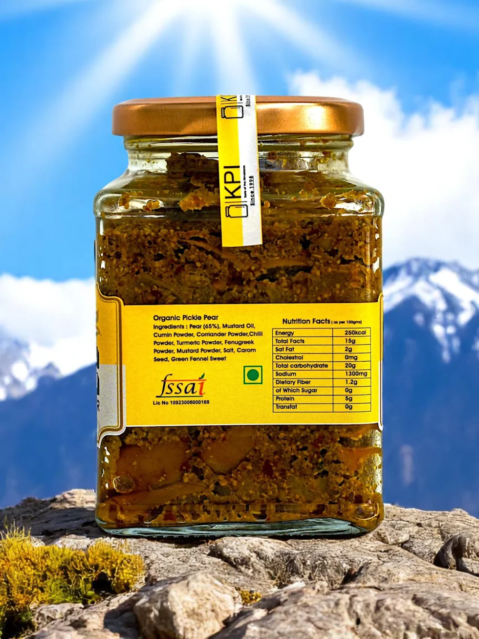 Homemade Organic Nashpati (Pear) Pickle – Sweet, Spicy & Rare Himachali Achar
