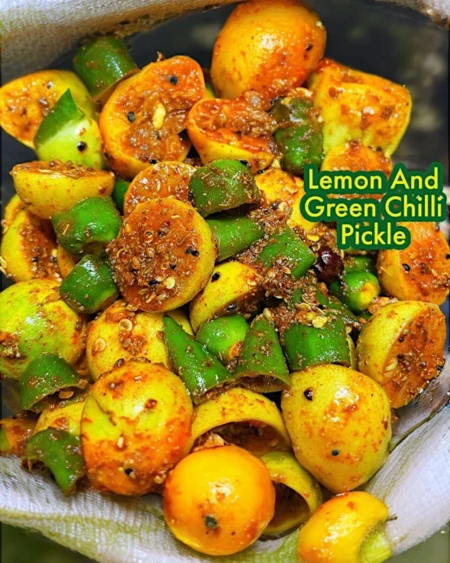 Homemade Organic Nimbu Mirch ka Achaar - Himachal Box