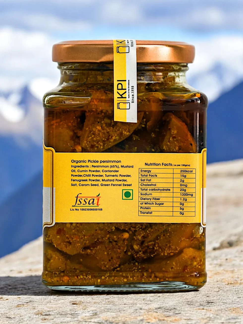 Homemade Organic Persimmon (Japani) Pickle – Sweet, Spicy & Rare Japani Fruit Achaar