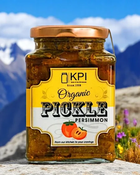 Homemade Organic Persimmon (Japani) Pickle – Sweet, Spicy & Rare Japani Fruit Achaar