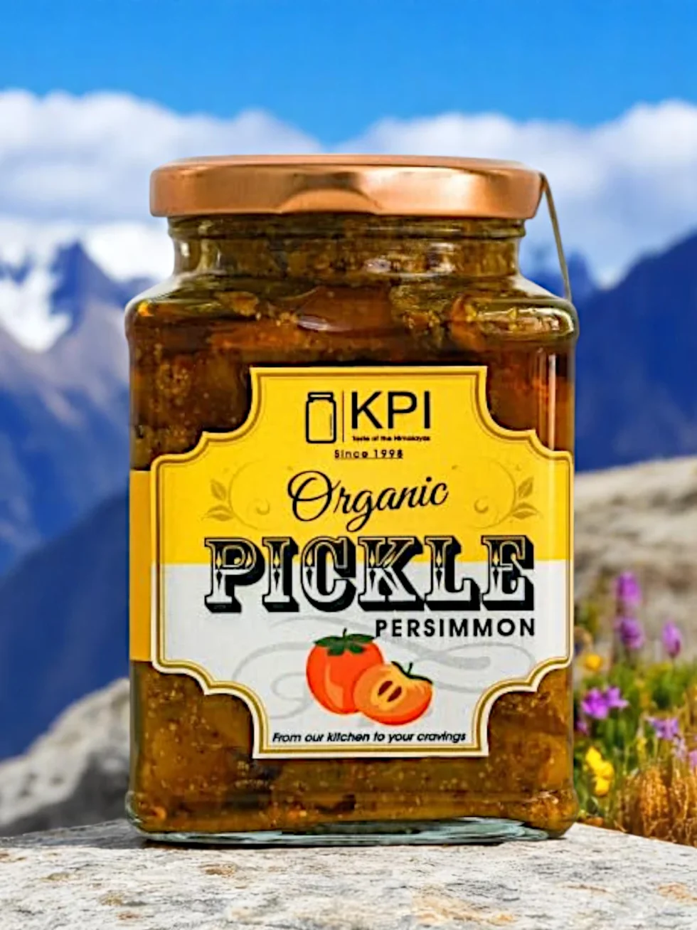 Homemade Organic Persimmon (Japani) Pickle – Sweet, Spicy & Rare Japani Fruit Achaar