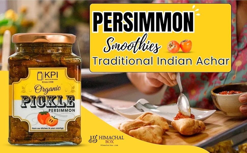 Homemade Organic Persimmon Pickle - Made By Himachal Box Kullu Himachal - Order Now
