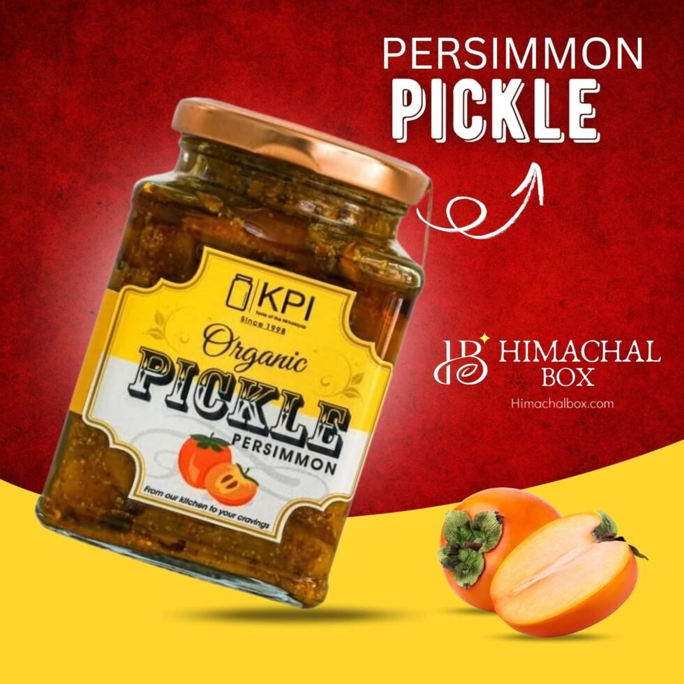 Homemade Organic Persimmon (Japani) Pickle – Sweet, Spicy & Rare Japani Fruit Achaar
