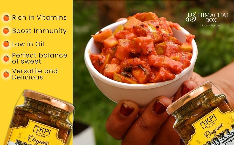 Homemade Organic Persimmon Pickle - Made By Himachal Box Kullu Himachal - Order Now