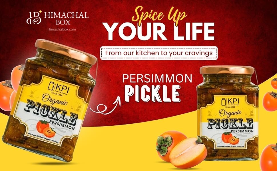 Homemade Organic Persimmon Pickle - Made By Himachal Box Kullu Himachal - Order Now