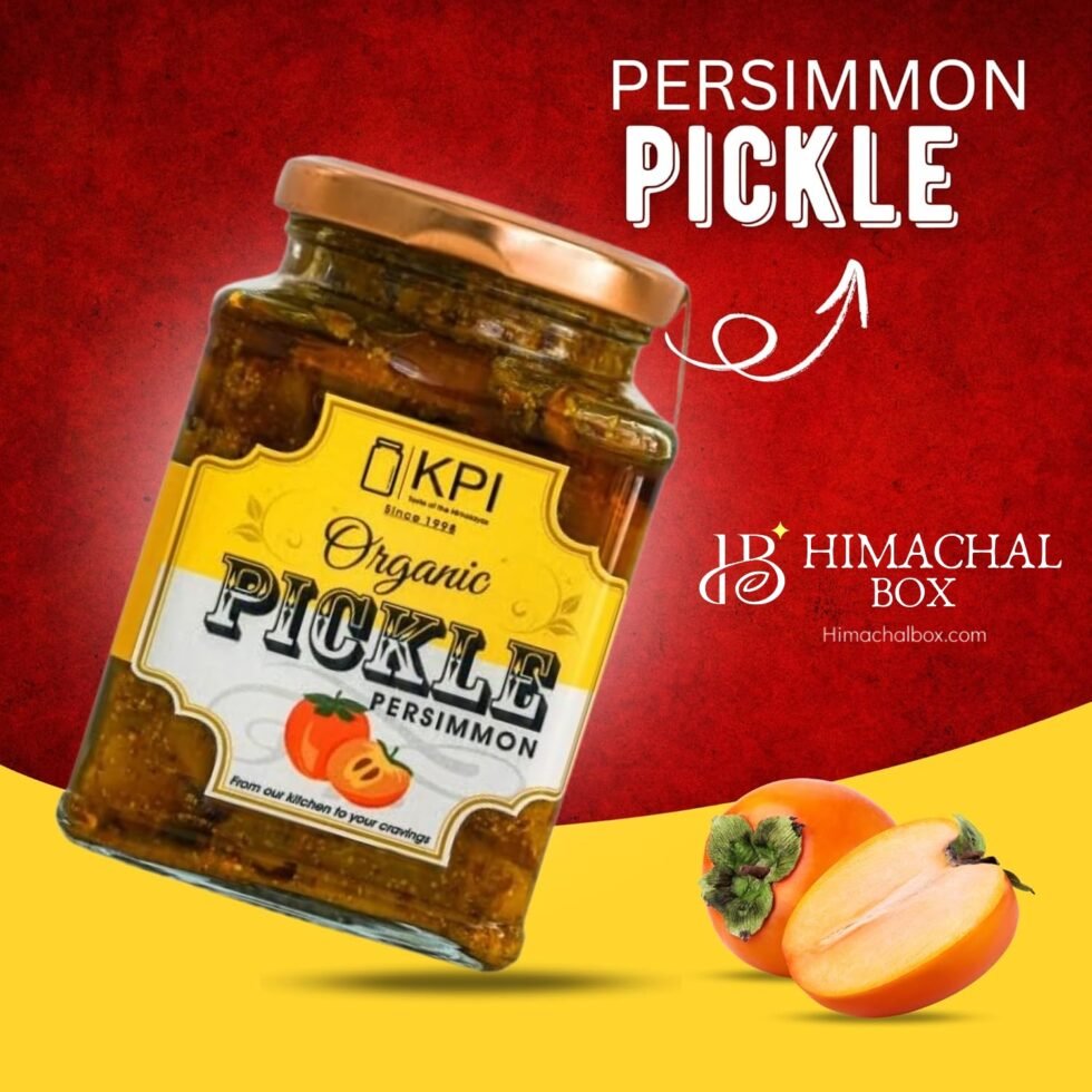 Homemade Organic Persimmon (Japani) Pickle – Sweet, Spicy & Rare Japani Fruit Achaar