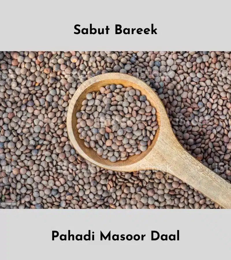 Pahadi Masoor Dal Sabut Baarik Pulse by Himachal Box