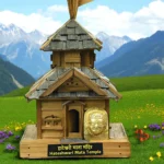 Replica of Hateshwari Mata Temple – Kath-Kuni Style Heritage Gift from Himachal