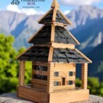 Wooden Replica of Hadimba Devi Temple – Manali (Dungri) – Traditional Himachali Souvenir & Decor