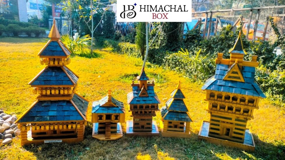 Wooden Replica of Hadimba Devi Temple – Manali (Dungri) – Traditional Himachali Souvenir & Decor
