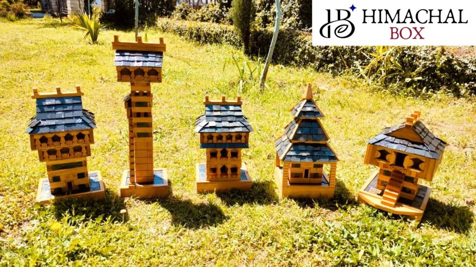 Wooden Replica of Hadimba Devi Temple – Manali (Dungri) – Traditional Himachali Souvenir & Decor