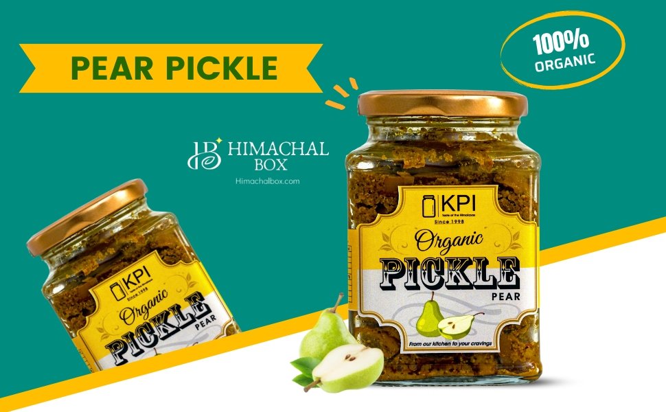 Homemade Organic Nashpati (Pear) Pickle – Sweet, Spicy & Rare Himachali Achar