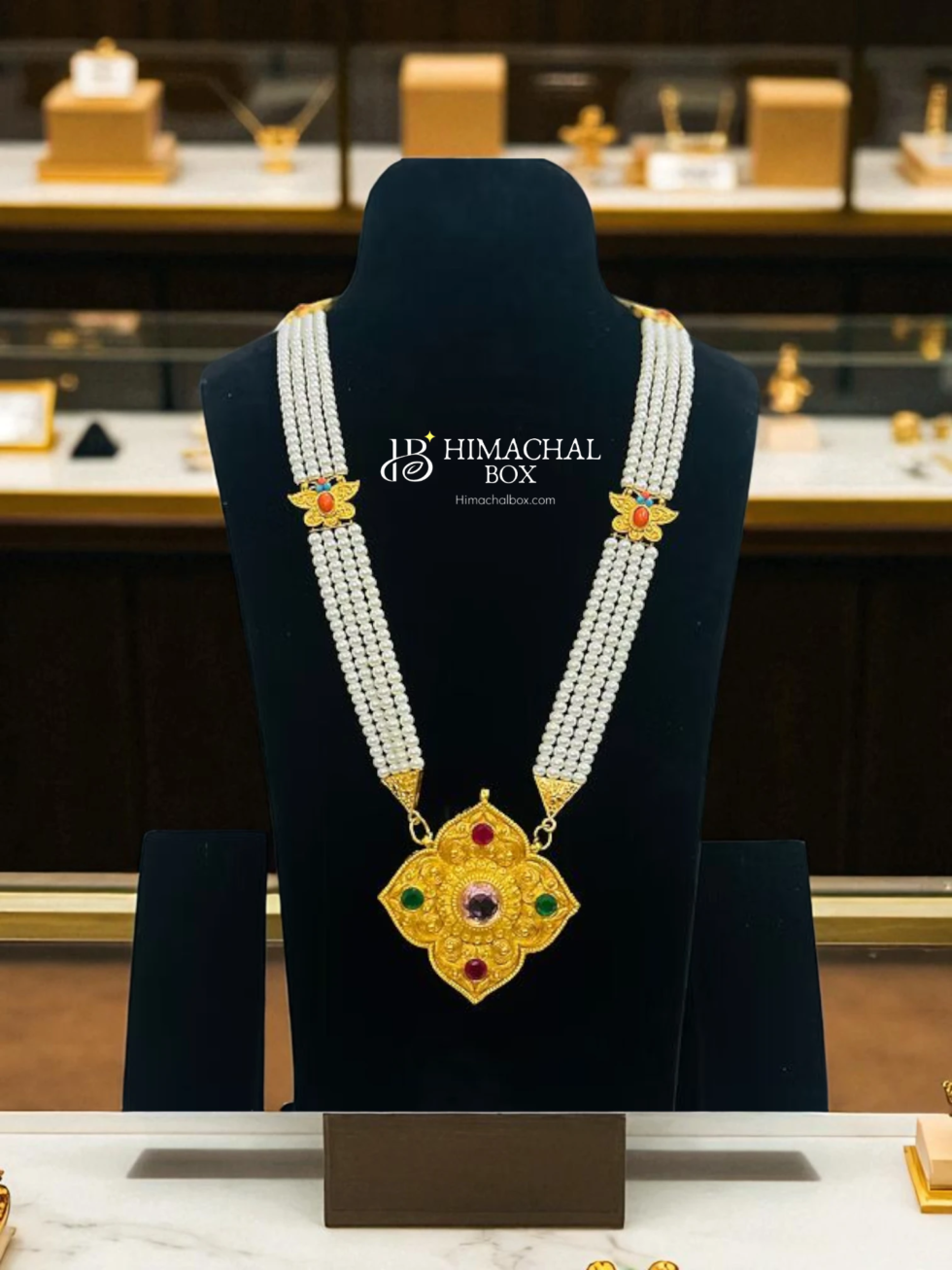 Himachali Ghau Necklace – Traditional Pahadi Jewellery with Antique Finish HimachalBox