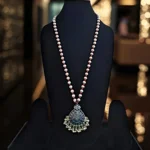 Himachali Kanth Mala – Handcrafted Silver & White Metal Beaded Necklace