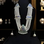 Himachali Pahadi Brass Artificial Jewellery Set – Necklace + Earrings