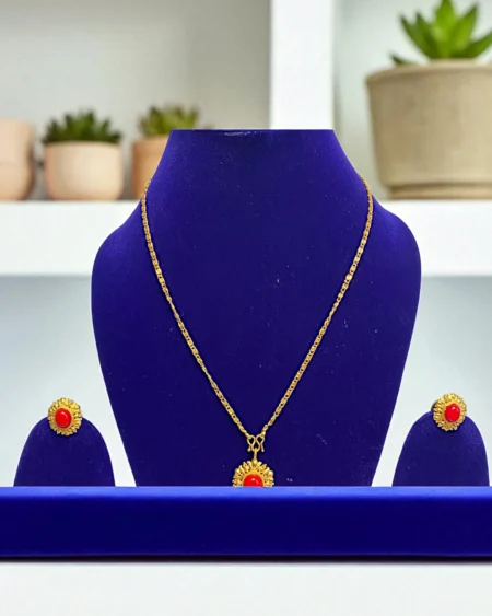 Traditional Necklace Set – Handcrafted Necklace, Earrings & Ring HimachalBox