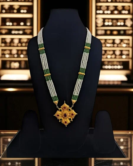 Himachali Traditional Ghau Necklace with Mala – Most Wearing Neckles in Himachal
