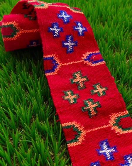 Kinnauri Fool Design Border Patti/Laces – Kullu Handloom Himachali Patti (2.5 inch)