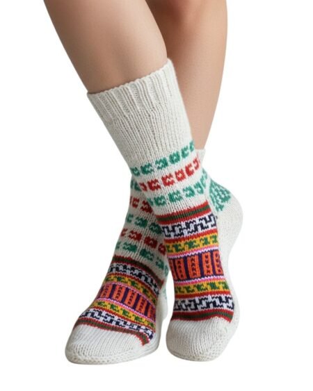 Hand Knitted Merino Wool Socks | Warm Unisex Winter Wear