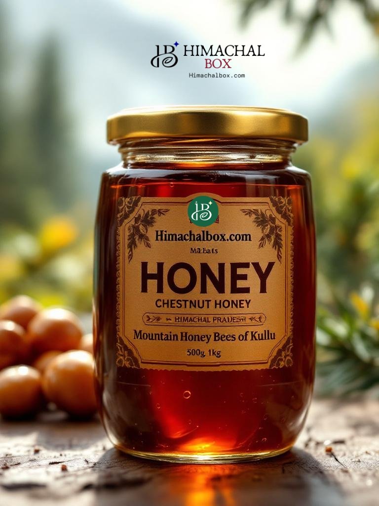 Pure chestnut honey from Kullu valley Himachal raw natural honey