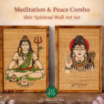 Shiv Meditation & Peace Combo – Spiritual Wall Art Set