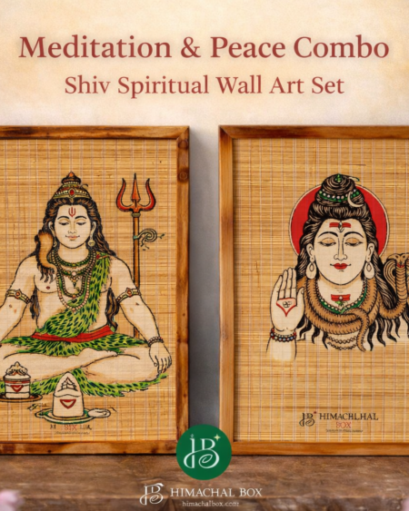 Shiv Meditation & Peace Combo – Spiritual Wall Art Set