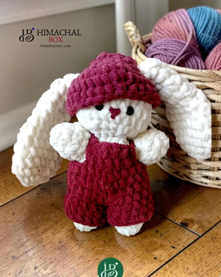 handmade crochet bunny soft toy cute plush doll