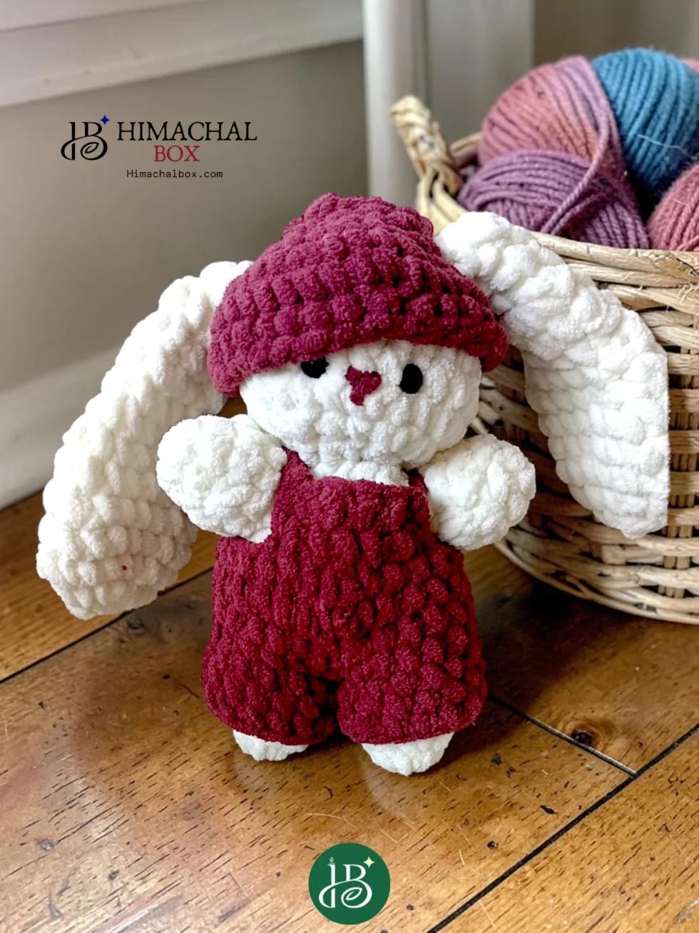 handmade crochet bunny soft toy cute plush doll
