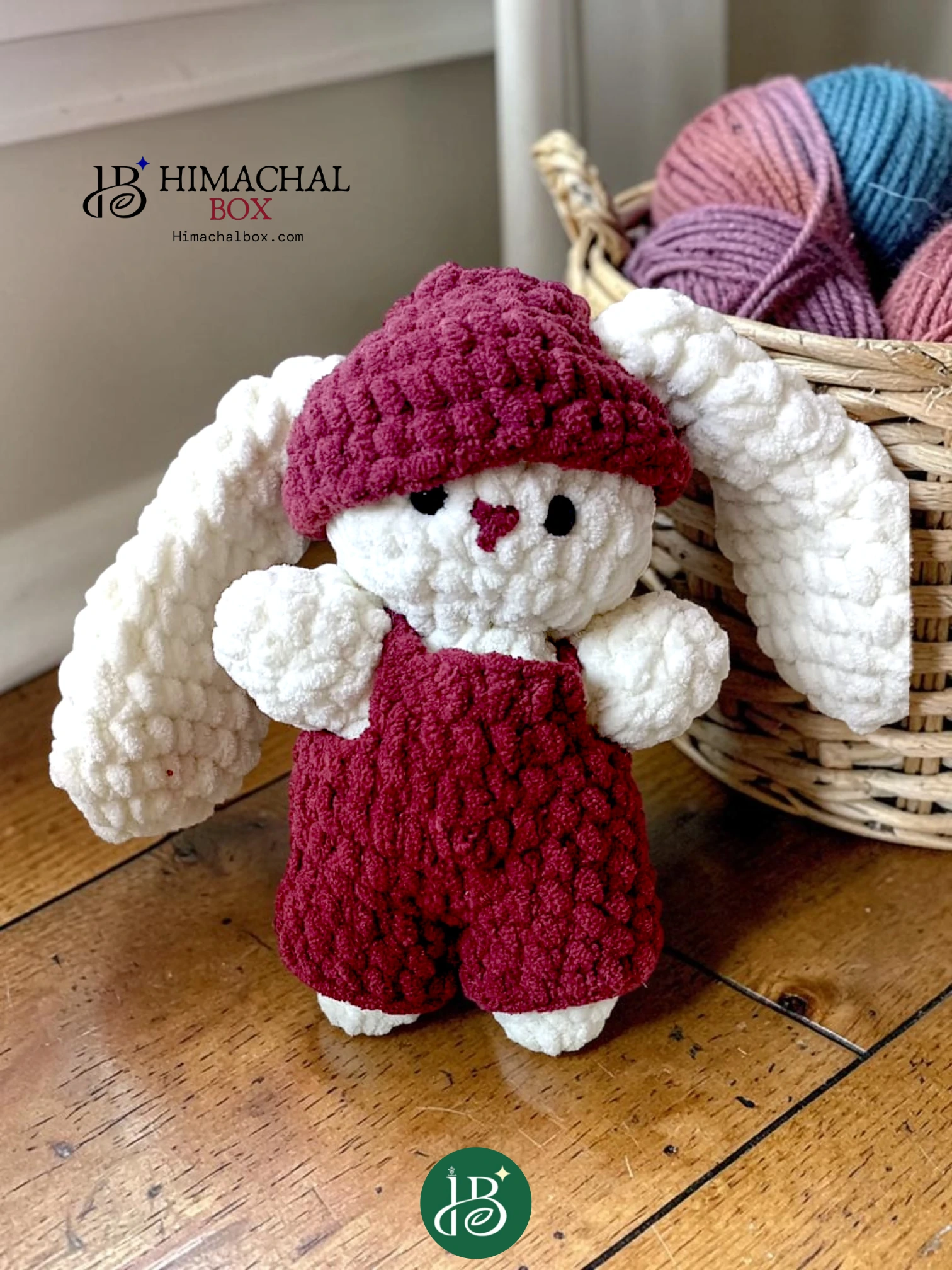 Hand Crochet Bunny Plush Toy – Cute Handmade Soft Doll