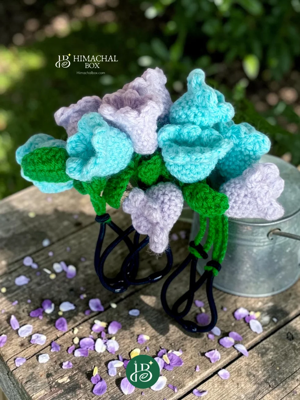 handmade crochet flower hair ties cute hair bands for girls