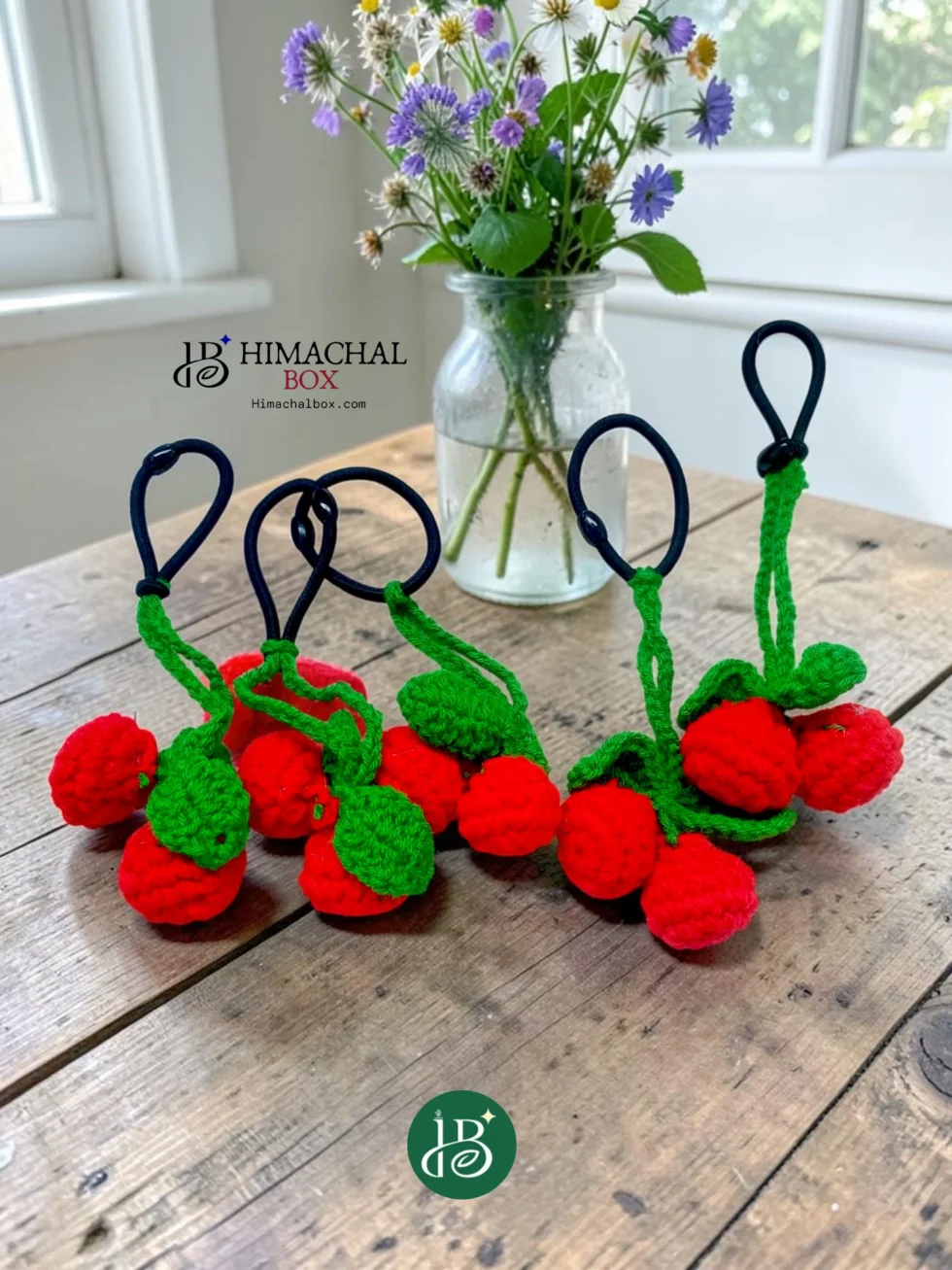 handmade crochet flower hair ties cute hair bands for girls