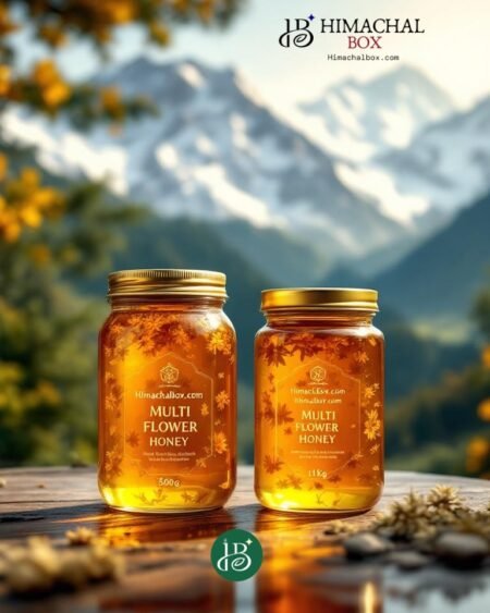 Natural wildflower honey from Himalaya collected by mountain bees